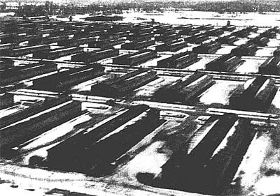 Wide view of Birkenau
